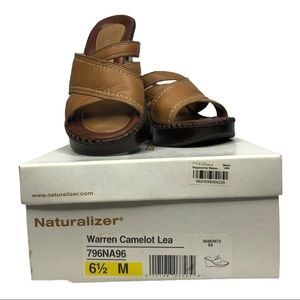 Naturalizer wedge slip on sandals
